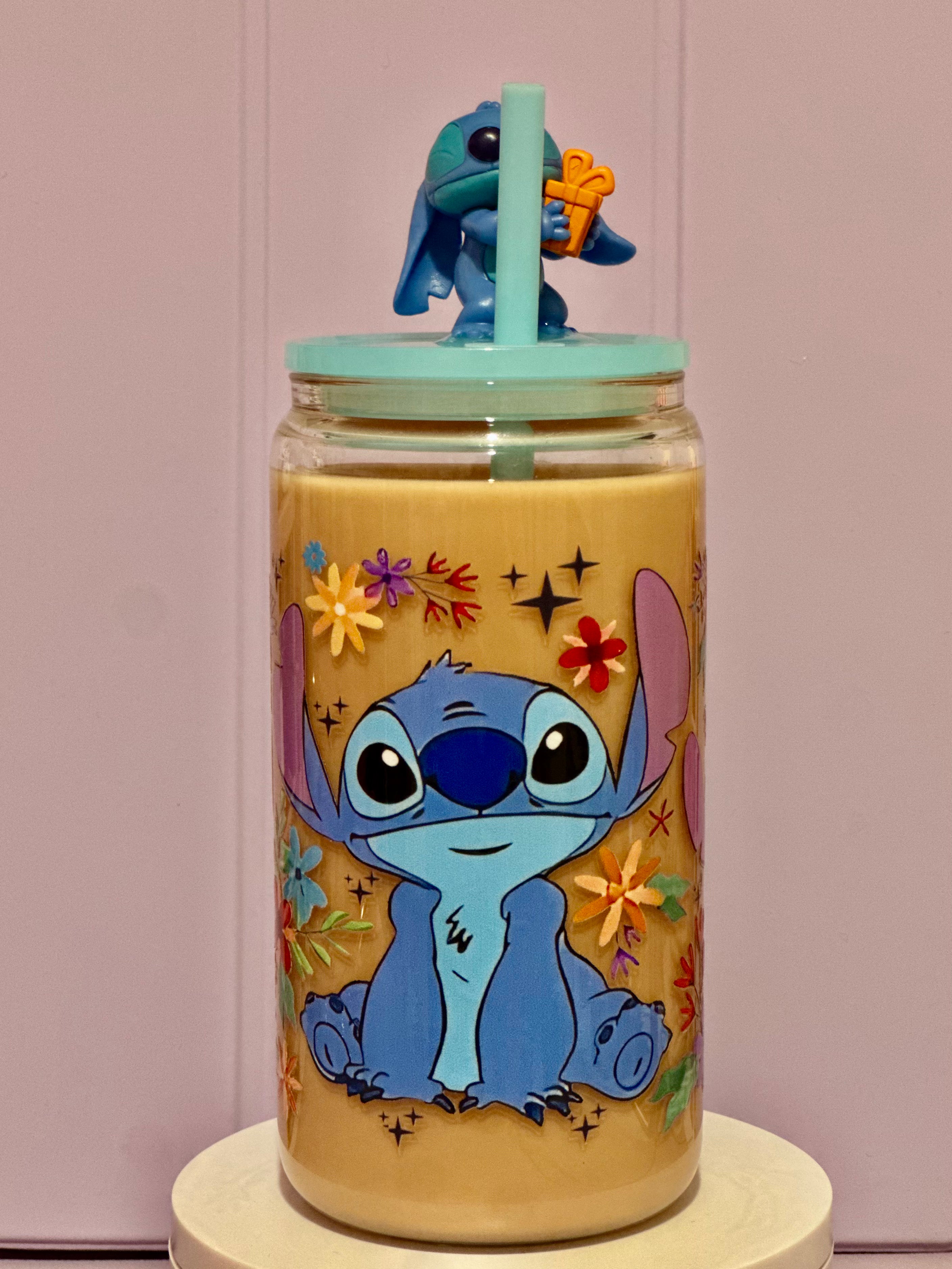 Stitch 16oz snow globe cup