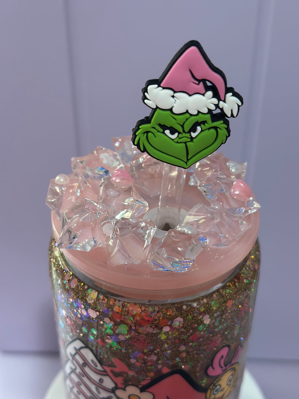 Grinch Snowglobe 16oz cup