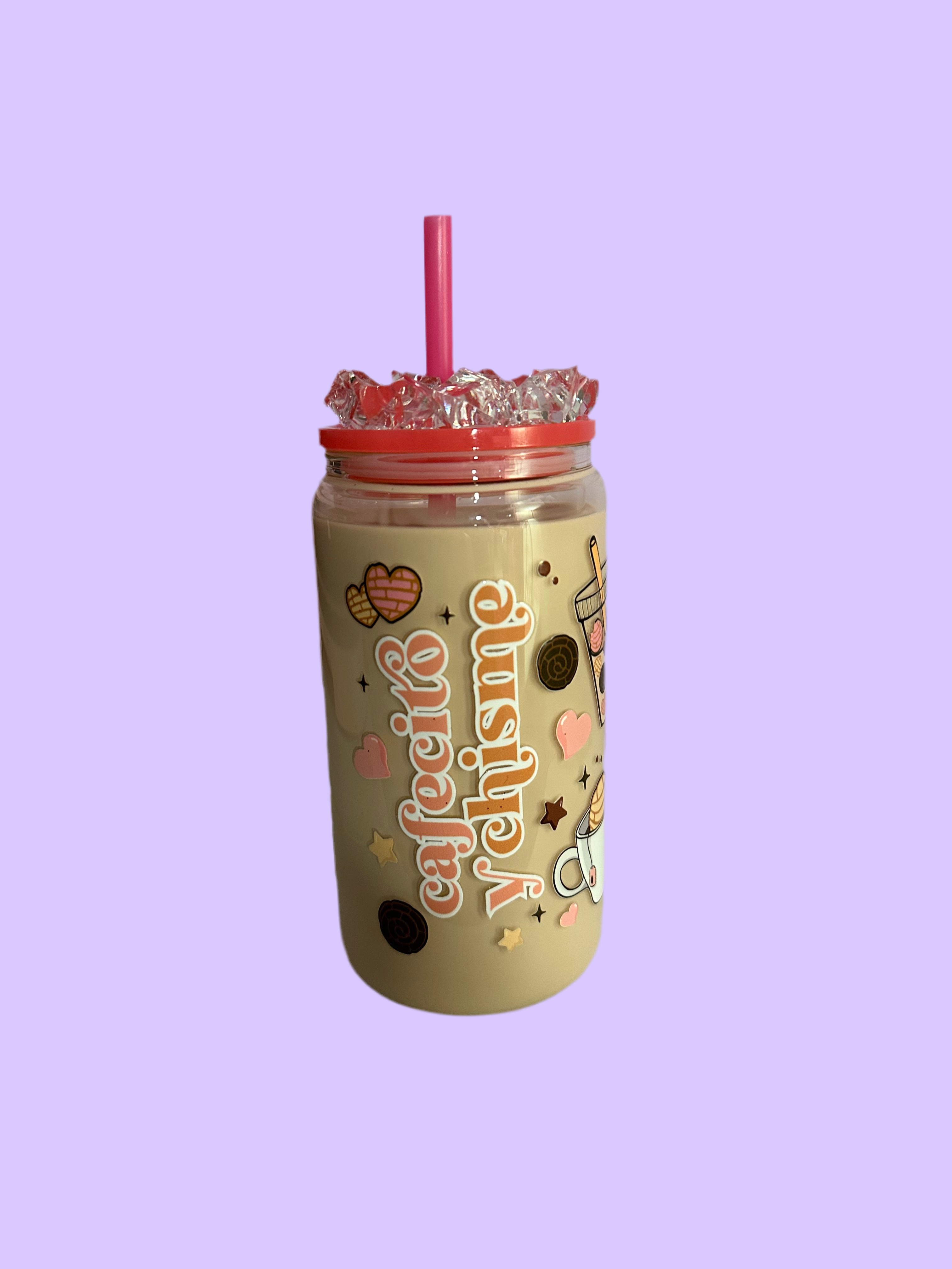 Snow globe 16 oz Coffee & Milk cup