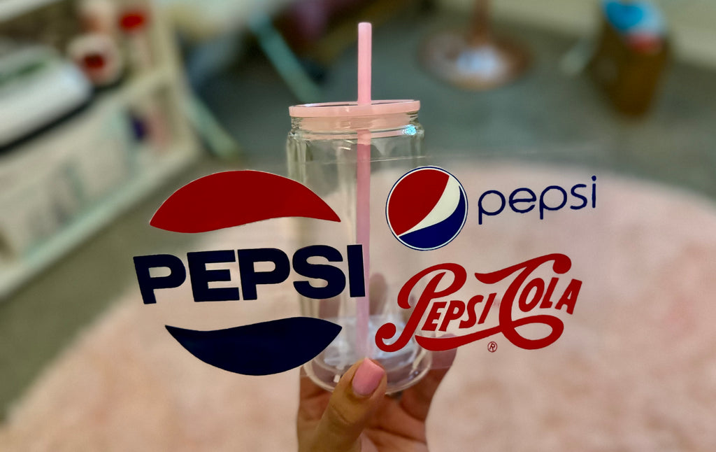 Pepsi uv dtf cup wrap