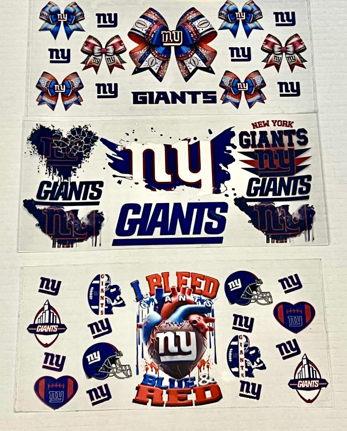 UV-DTF NY GIANTS