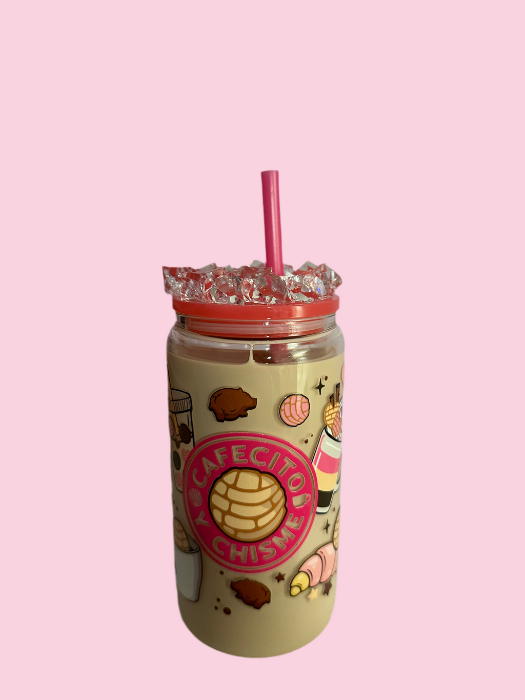 Snow globe 16 oz Coffee & Milk cup