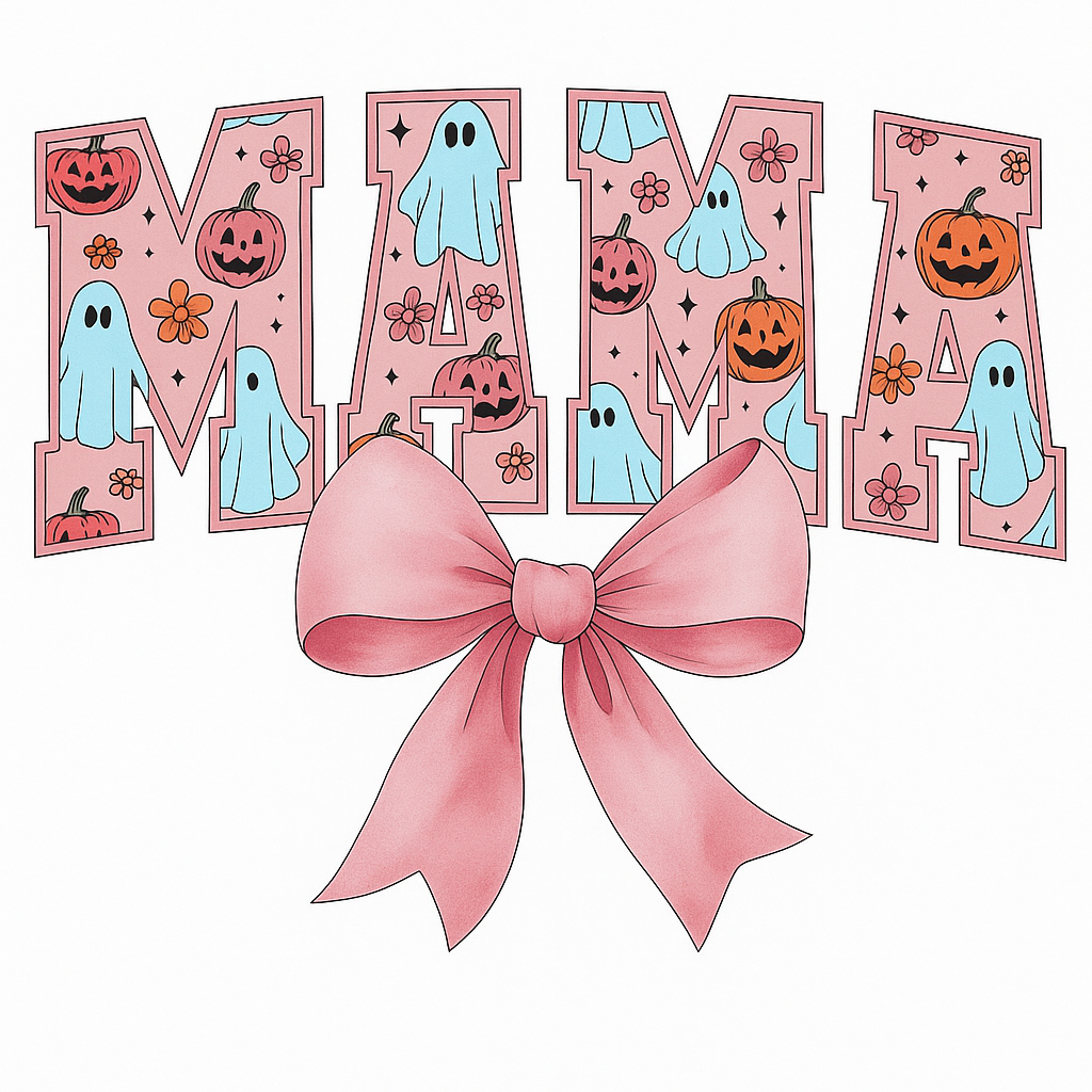 DIGITAL DOWNLOAD📥 Pink Halloween “MAMA” Print