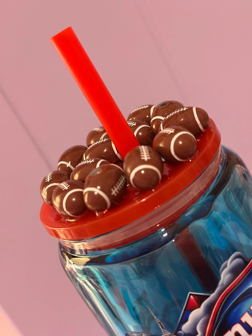 New York Giants Snow Globe Cup: 16oz Football Fan Gift